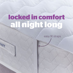 Silentnight Deep Sleep Wavy Stitch 2.5cm Mattress Topper