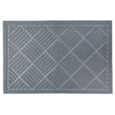Cross Hatch Easy Care Absorbent Doormat in Grey