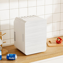 Mini Fridge With Cooling & Warming Function 10L White