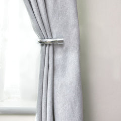 Chrome Full Stop Curtain Holdbacks (Pair)