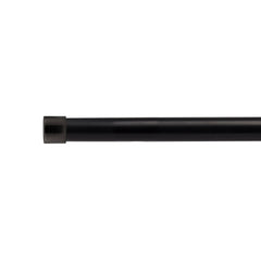 Matt Black Full Stop Extendable Curtain Pole