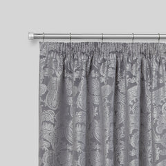 Chrome Full Stop Extendable Curtain Pole with Rings