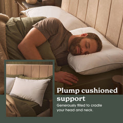 Sleepeezee Natural Comfort Cotton Feather and Down Pillow