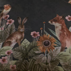 Foxdale Teal Velvet Cushion (43cm x 43cm)