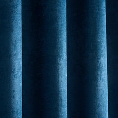 Strata Dark Teal Dim Out Eyelet Curtains