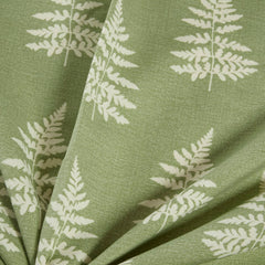 Esher Fern Green Eyelet Curtain