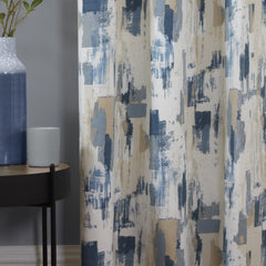 Bamford Cobalt Eyelet Curtains