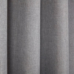 Eclipse Pewter Grey Pencil Pleat Blackout Thermal Curtains