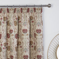 Aylesbury Natural Pencil Pleat Curtains