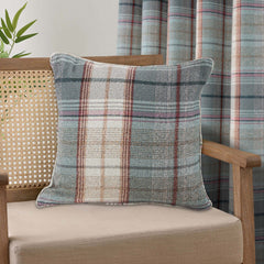 Gleneagles Tartan Steel Cushion Cover