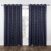 Hartford Navy Blue Thermal Blackout Eyelet Curtains