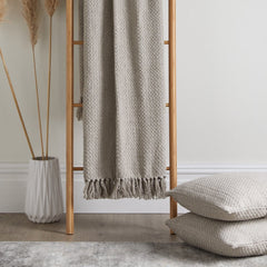 Hayden Natural Large Cotton Throw (200cm x 200cm)