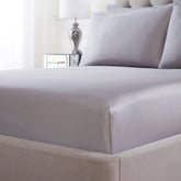 100% Cotton 400TC Silver Deep Fitted Sheet