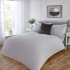 Bedford Grey Waffle Duvet Set