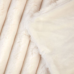 Fairmont Ivory Luxury Faux Fur Throw (130cm x 200cm)