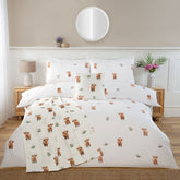 Hattie Highland Cow Bedding, Cushion & Throw Bundle In A Bag