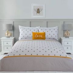 Honey Bee Reversible Super Soft Duvet Set