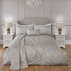 Melody Silver Boudoir Cushion (30cm x 50cm)