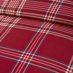 Morgan Red Check Super Soft Duvet Set