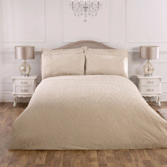 Regency Natural Luxury Cotton Rich Jacquard Duvet Cover