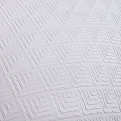 Verve White 3D Chevron Super Soft Duvet Set
