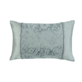Paisley Soft Green Jacquard Boudoir Cushion (30cm x 50cm)