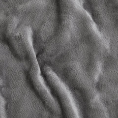 Luxor Charcoal Fleece Throw (120cm x 150cm)
