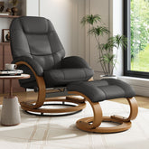 Ergonomic Executive Office Reclining Chair with Footstool