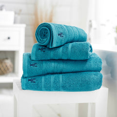 Lobster Creek Turquoise Kaleidoscope Towels