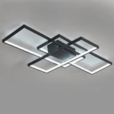 Semi-Flush LED Ceiling Light Stacked Rectangles