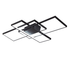Semi-Flush LED Ceiling Light Stacked Rectangles