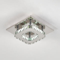 Modern Small Crystal LED Ceiling Light