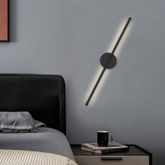 Minimalistic Black Warm White LED Wall Light 10W