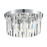 Chrome Crystal 4-Light Ceiling Light 30cm