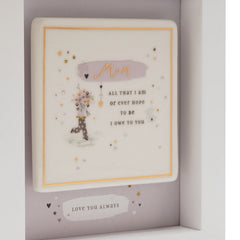 The Little Things Boxed Plaque Mum