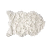 Lux Faux Fur White Room Rug