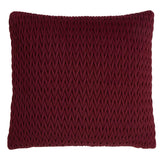 Laurence Llewelyn-Bowen Amory Wine Velvet Cushion (43cm x 43cm)