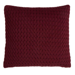 Laurence Llewelyn-Bowen Amory Wine Velvet Cushion (43cm x 43cm)
