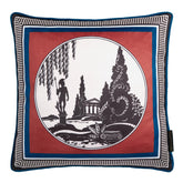 Laurence Llewelyn-Bowen Velvet Arcadia Reversible Red Cushion (43cm x 43cm)
