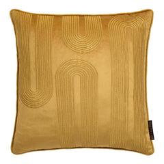 Laurence Llewelyn-Bowen Diva Embroidery Ochre Cushion (43cm x 43cm)