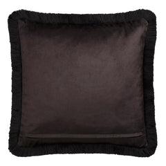 Laurence Llewelyn-Bowen Velvet Vista Monochrome Cushion (43cm x 43cm)