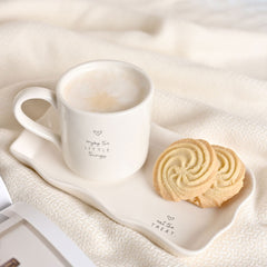 Moments Rectangular Plate With Mug A Little Moment