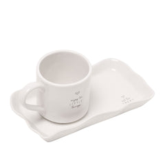 Moments Rectangular Plate With Mug A Little Moment