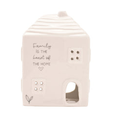 Moments Ceramic House Tealight Holder Family
