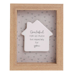 Moments Framed Plaque Grateful For You