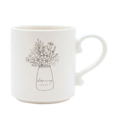 Moments Mug With Inside Words Blooming Lovely