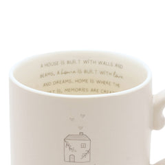 Moments Mug With Inside Words Happy Home