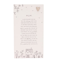 Moments Standing Verse Plaque Mum