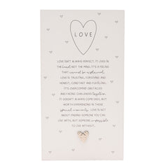 Moments Standing Verse Plaque Love
