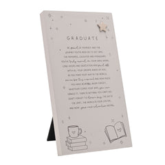 Moments Standing Verse Plaque Graduate